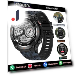 Умные часы с GPS и спортивным компасом — Умные часы, SACOSDING