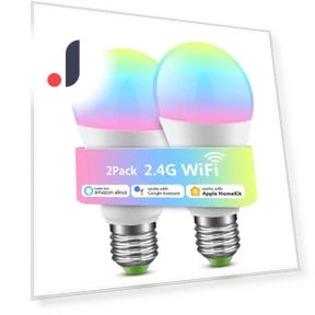 Умная лампочка Wi-Fi E27 RGB — Светодиодные, MALITAI