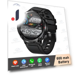 Военные спортивные часы с Bluetooth — Умные часы, Tiktop2