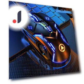 Бесшумная игровая мышь с подсветкой — Коврики для мыши, SwiftNex