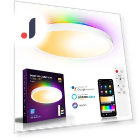 Умная потолочная светодиодная панель с RGBIC/CCT — Потолочные светильники, Build My Home