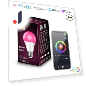 Умная светодиодная лампа E27 RGB — Светодиодные, For Season