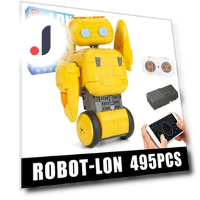Креативные игрушки Техническое приложение RC Интеллектуальный робот Строительный блок Развивающие игрушки для детей — Конструкторы, MOULD KING
