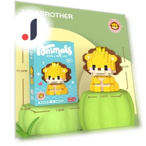 Умные животные строительные блоки — Обучающие игрушки, ZHBO Toys