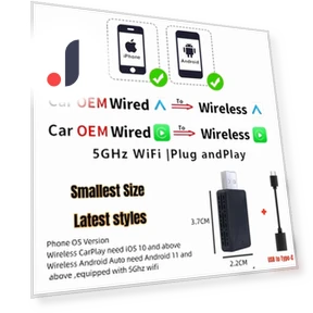 Беспроводной адаптер CarPlay и Android Auto — Автоэлектроника и аксессуары, Happy Home Mall
