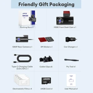 Автомобильный видеорегистратор 5K — Видеорегистраторы, AZDOME