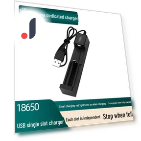 Умное зарядное устройство USB для литиевых аккумуляторов 18650 с фонариком — Зарядные устройства, AI Supermarket