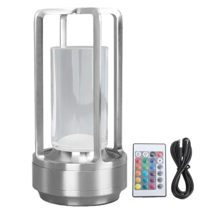 Беспроводная настольная лампа с хрустальным абажуром — Лампы с Bluetooth-колонкой, KONNWEI