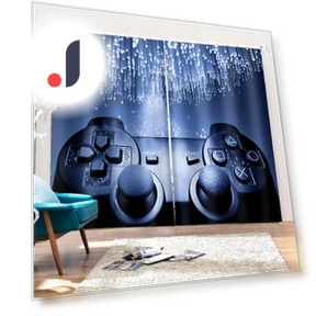 Игровой электронный контроллер занавеска — Декор для детской, A Family Of Home Textiles