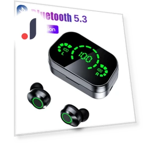 Bluetooth-наушники TWS с цифровым дисплеем — Внутриканальные наушники, Popular star