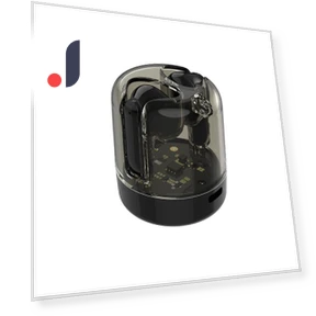 Красочный дышащий свет, прозрачная TWS Bluetooth-гарнитура — Наушники, Junmaocun