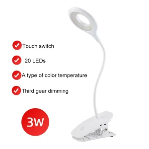 Светодиодная настольная лампа с зажимом — Лампы с Bluetooth-колонкой, Lighting Life Hub