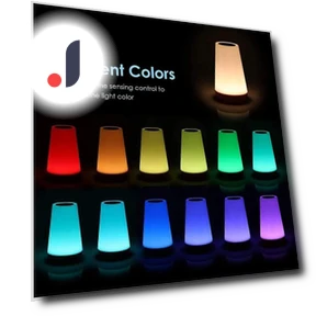 Настольная лампа с RGB подсветкой — Лампы и абажуры, Cosy Homes