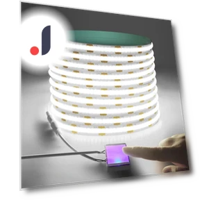 Зеркало для макияжа в ванной со светодиодной лентой — Ручные, Rybakov Home Lighting