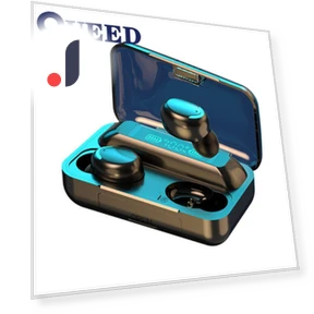 Bluetooth-гарнитура с сенсорным экраном и цифровым дисплеем — Наушники, QUEED