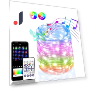Рождественская елка с RGB фонарями — Гирлянды для дома, 1OutJoy