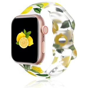 Силиконовый ремешок с принтом для умных часов — Умные часы, Accessories for smartwatch