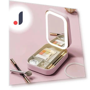 Умное светодиодное зеркальное косметическое зеркало — Косметички, Makeup Kits