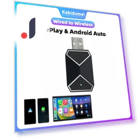 2 в 1 беспроводной адаптер CarPlay и Android Auto — Аксессуары для телефонов, RuJia Home Decor