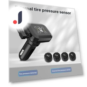 Монитор давления в шинах TPMS с 4 внешними датчиками — Датчики давления в шинах, A Auto Parts Mall