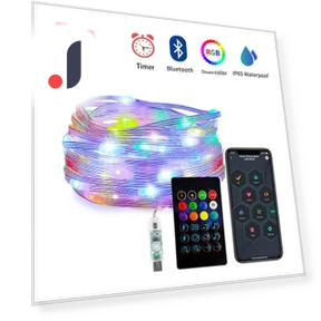 Умные светодиодные гирлянды Bluetooth — Гирлянды для дома, Build My Home