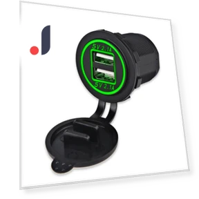 Двойное зарядное гнездо USB — Автомобильные зарядные устройства, JOHO