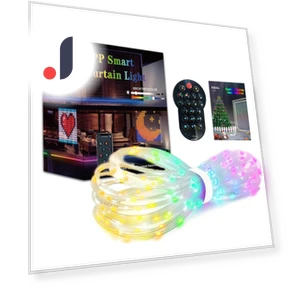 Умные шторы с гирляндами — Гирлянды для дома, Build My Home
