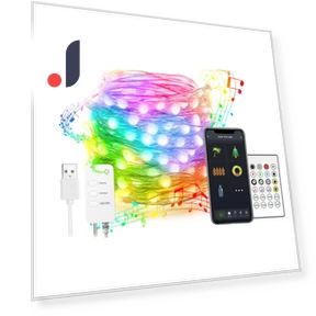 Умные светодиодные рождественские гирлянды — Гирлянды для дома, Rainbow Rain