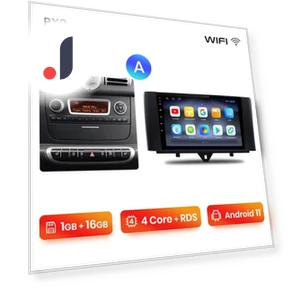 Автомобильный радиоприемник для Smart Fortwo 451 2005-2015 — Аксессуары и крепления для установки, JOHO - CarGear