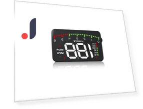 Автомобильный проекционный дисплей OBD2 HUD — Спидометры, ZQKJ