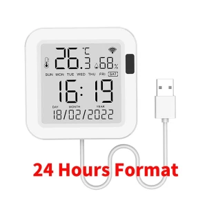 Датчик температуры и влажности WiFi с подсветкой — Увлажнители воздуха, HIMO Group