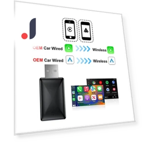 2 в 1 Carplay USB Ai Box проводной к беспроводной адаптер — Аксессуары для телефонов, Auto Accessories Home