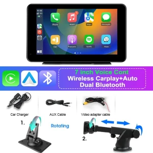 7-дюймовый CarPlay Android Auto Car Radio — Автомагнитолы, Auto Accessories Home