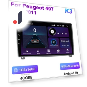 Android 12 Car Radio 9 для Peugeot 407 CC 407CC SW 2004-2011 — Автомагнитолы, Auto Accessories Home
