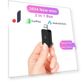 Мини-проводная беспроводная коробка 2 в 1 AI Box Carplay — Автоэлектроника и аксессуары, Cozy Cottage-Relax