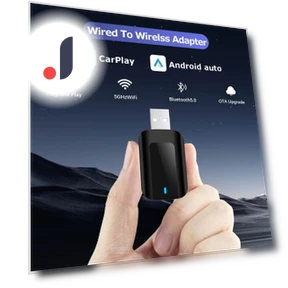 Беспроводной адаптер CarPlay 2 в 1 Android Auto — Автомагнитолы, Auto Launcher