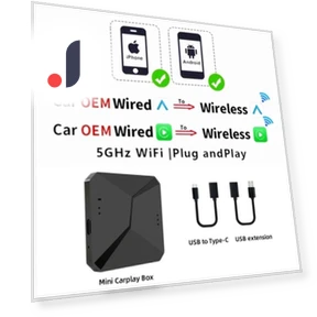 Беспроводной адаптер CarPlay и Android Auto — Аксессуары для телефонов, Happy Home Mall