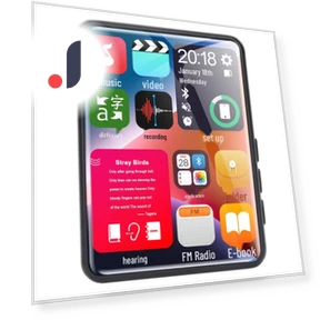 Полноэкранный Bluetooth MP4/MP3 портативный сенсорный музыкальный плеер для студентов — Плееры и аудиоплееры, Best Electronics