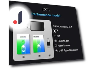 2 в 1 CarPlay и Android Auto Mini Ai Box — Автомагнитолы, Super Star Mall