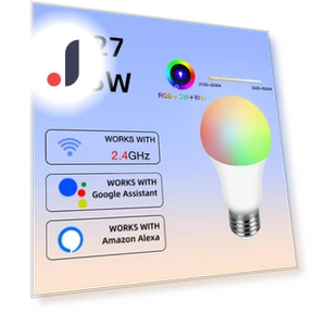 Светодиодная лампа RGB+WW+CW Wifi E27 — Светодиодные, Modern Home Furnishing