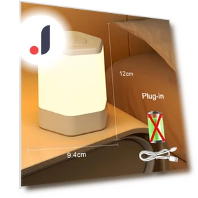 Светодиодный ночник USB-лампа для зарядки — Лампы и абажуры, DC-HOME Textile