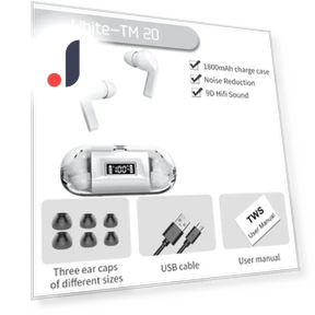 Беспроводные Bluetooth-наушники со светодиодным дисплеем — Bluetooth-гарнитуры, Uav parts center