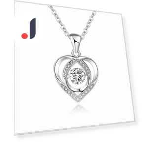 Ожерелье в виде прыгающего сердца — Умные украшения, Original jewelry design