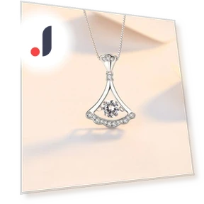Умное ожерелье в форме веера с бриллиантами — Умные украшения, Original jewelry design