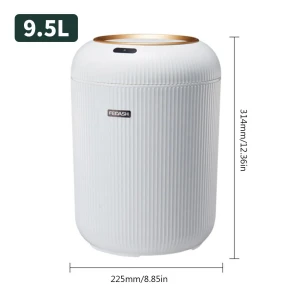 Автоматический сенсорный кухонный мусорный бак с крышкой — Сенсорные мусорные ведра, HOME-Auto-001