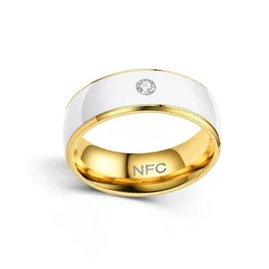 Умное кольцо NFC с инкрустацией бриллиантами — Умные кольца, SCIONE