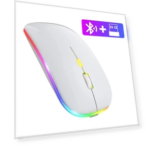 Беспроводная игровая мышь с RGB подсветкой — Коврики для мыши, YJMP
