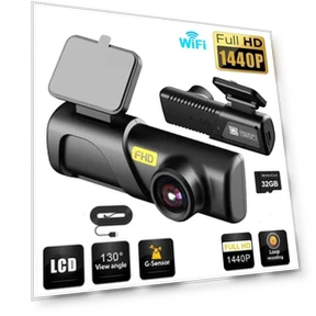 1440P HD WiFi видеорегистратор для автомобиля — Камеры заднего вида, LIAESMART