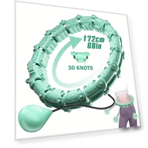 Регулируемый умный фитнес-обруч для эффективного похудения со съемными узлами — Трекеры активности и фитнеса, Two light chasing boys