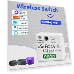 WiFi Smart Switch 86 настенная панель — Умные модули, Lntelligent Living Hall